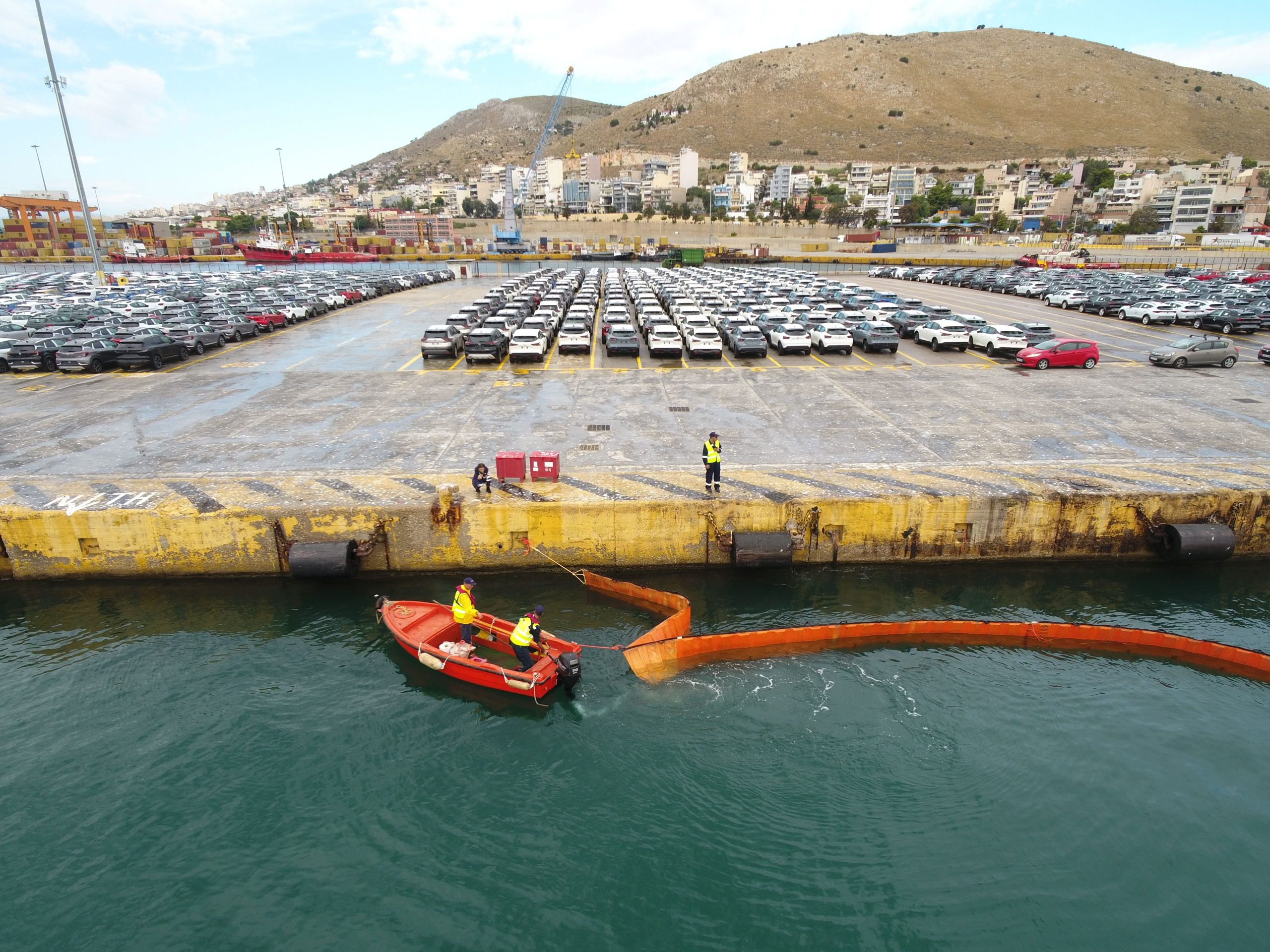 αντιμετώπιση υποθετικής θαλάσσιας και χερσαίας ρύπανσης