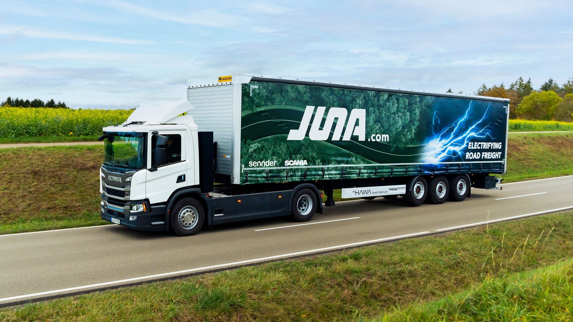 JUNA: Κοινοπραξία της Scania για «pay-per-use» χρήση ηλεκτρικών φορτηγών